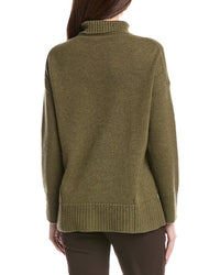 Lafayette 148 New York Stand Collar Cashmere Sweater
