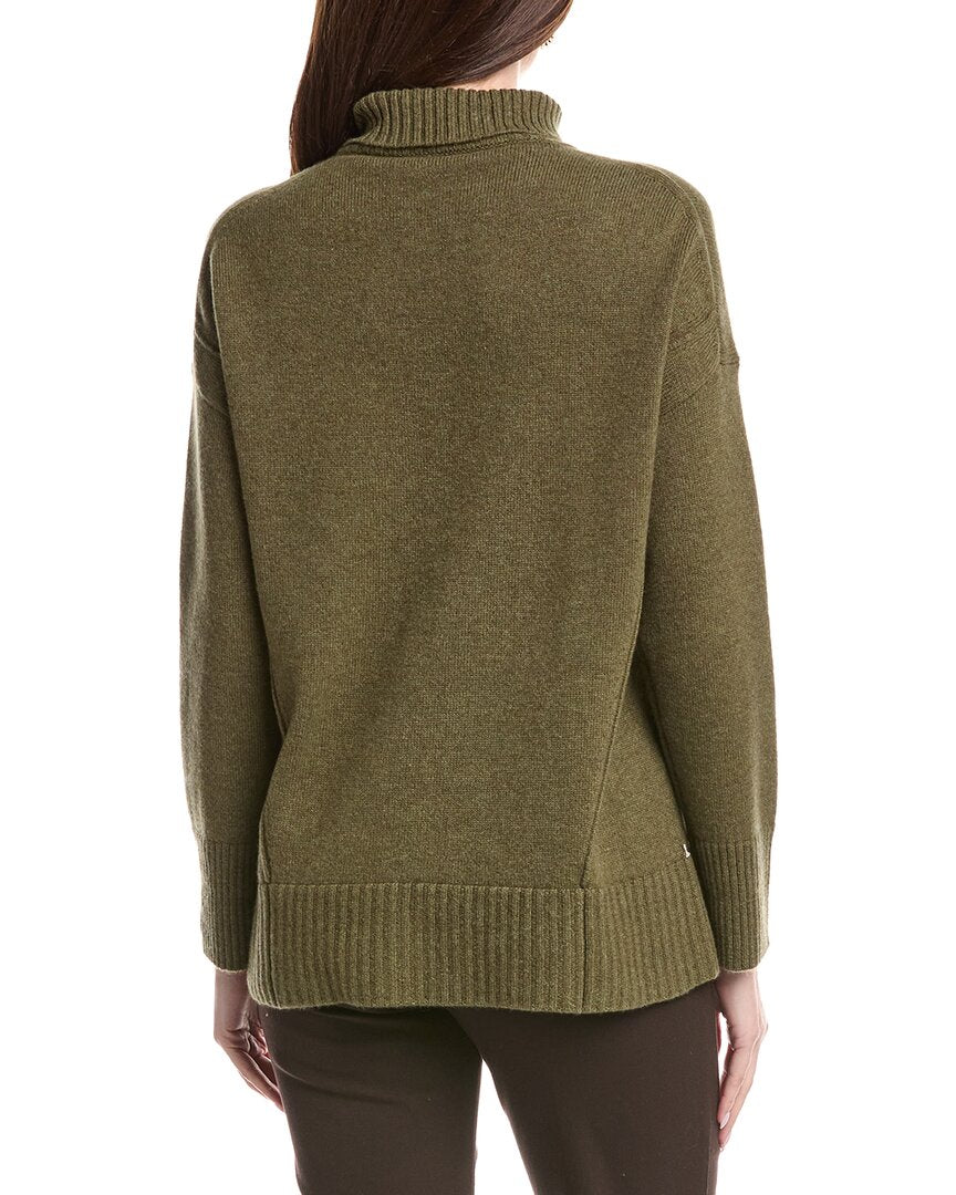 Lafayette 148 New York Stand Collar Cashmere Sweater