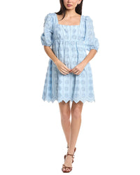 Stellah Aubrey Square Neck 3D Lace Dress