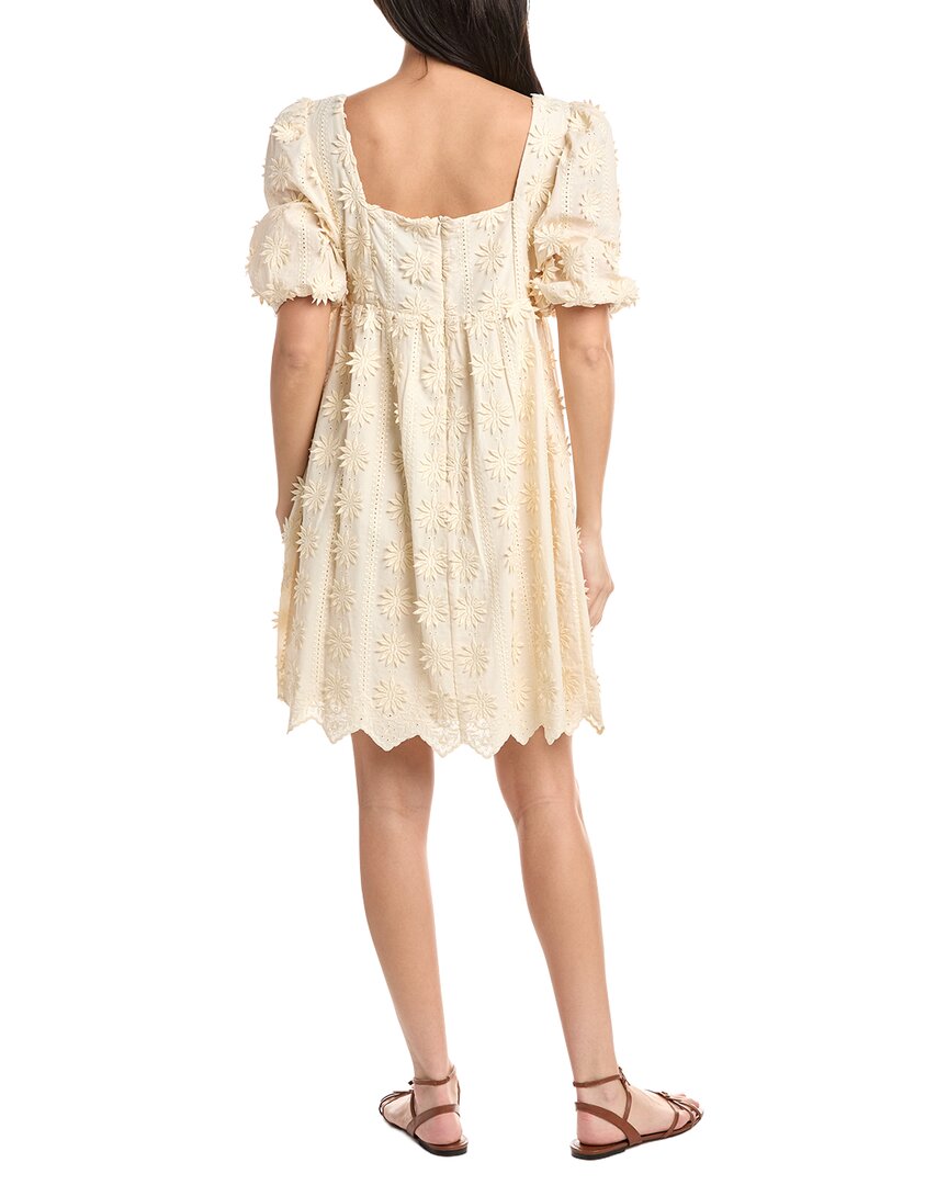 Stellah Aubrey Square Neck 3D Lace Dress