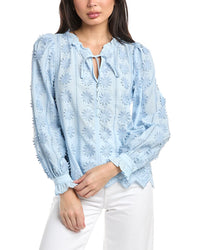 Stellah Xena Square Neck 3D Lace Blouse