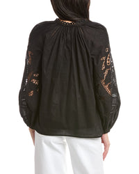 Stellah Lisa Eyelet Trimmed Blouse