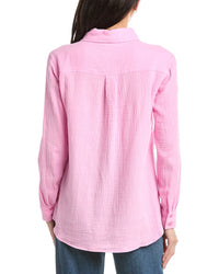 Stellah Kyra Double Gauze Button Down Shirt