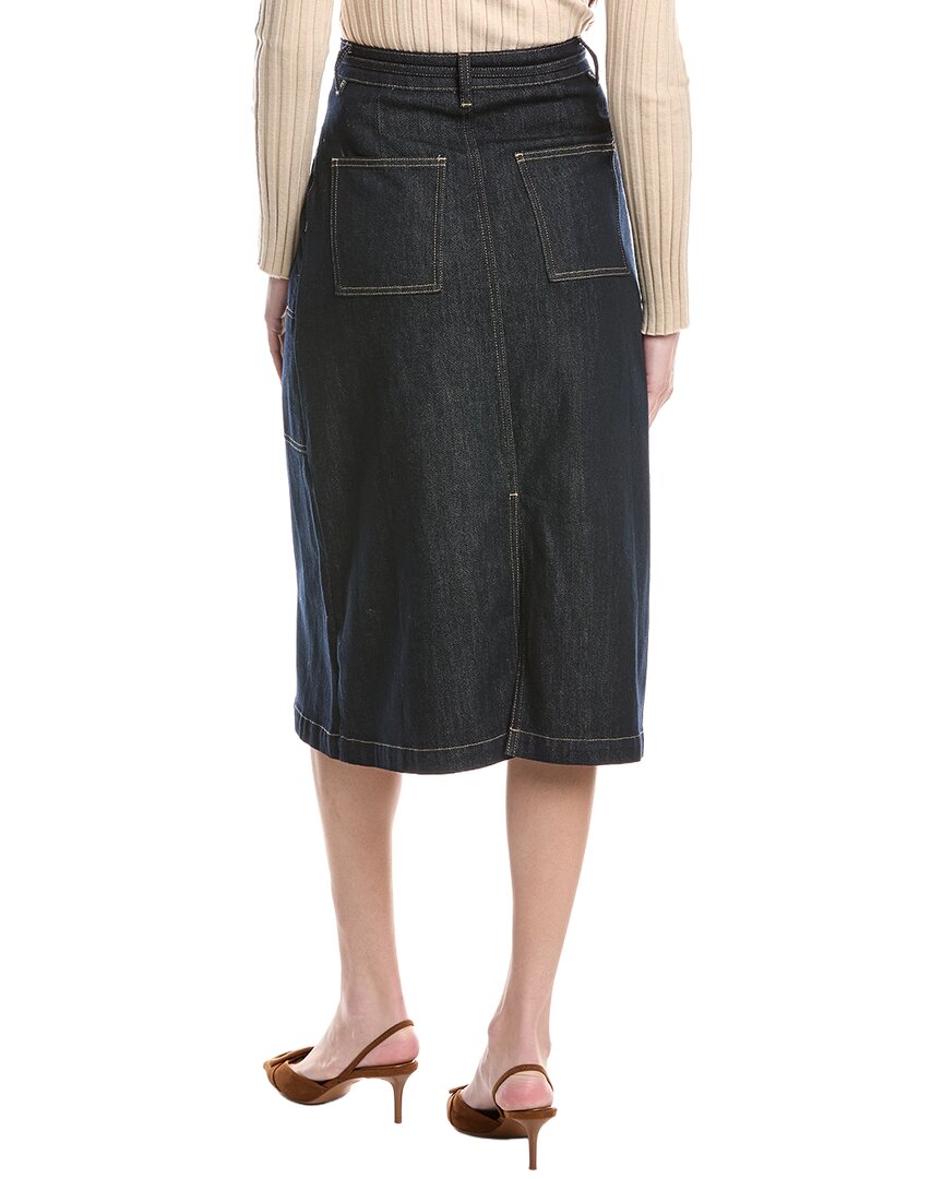 Gracia Ribbon A-Line Denim Skirt