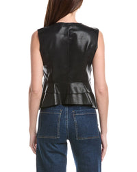 Gracia Cross Open Body V-Neck Vest