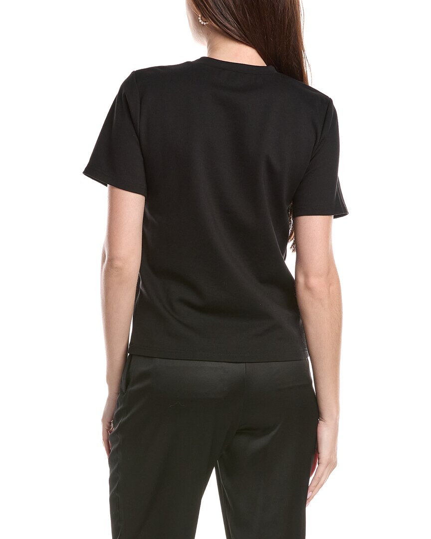 Gracia Floral Embroidered Crew Neck Top