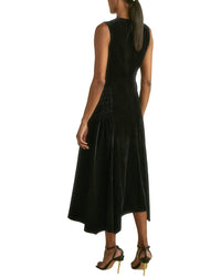 Reiss Blakely Sleeveless Velvet Dress