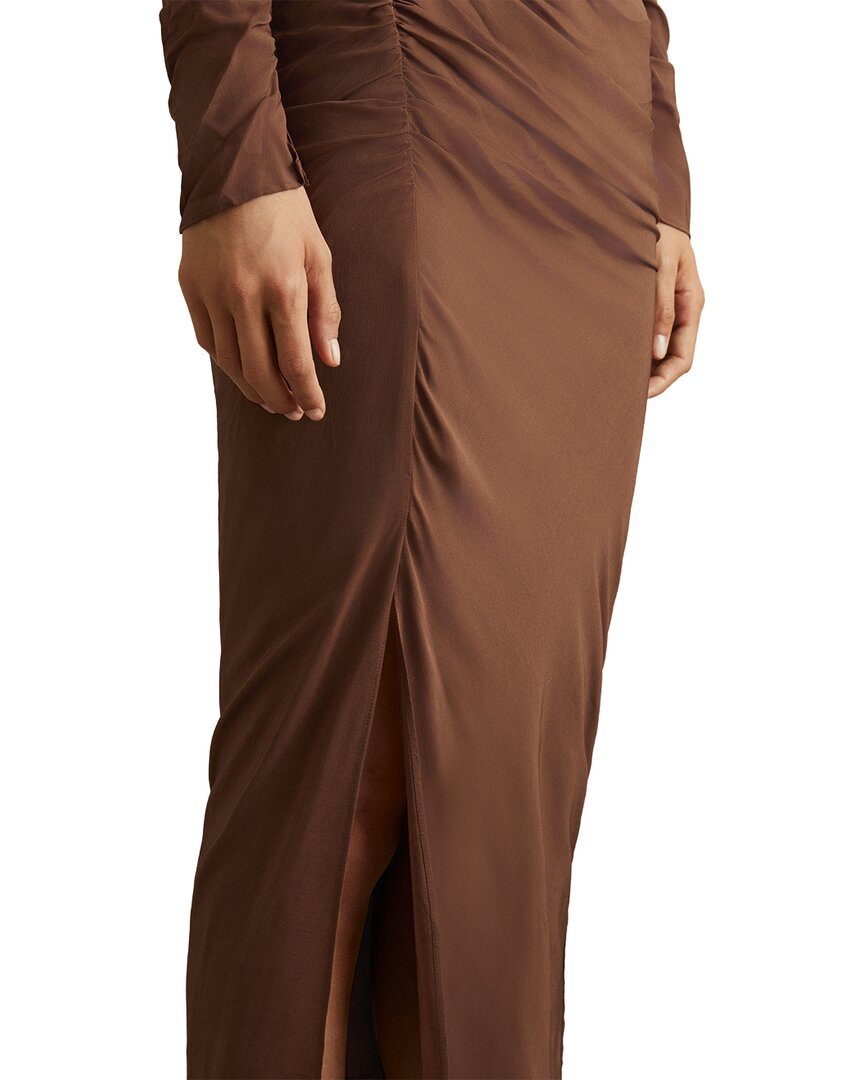 Reiss Kelly Ruched Midi Dress
