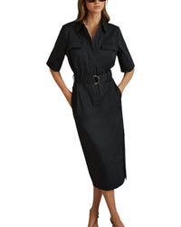 Reiss Aimie Short Sleeve Shirtdress