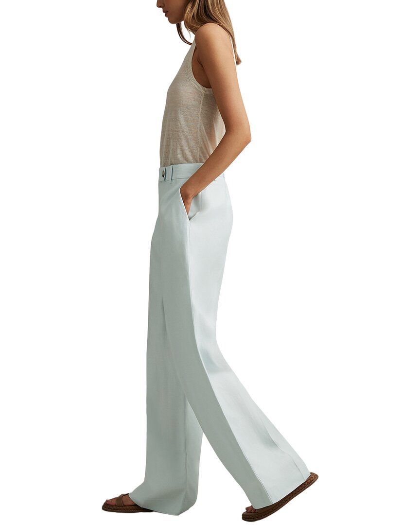 Reiss Lori Wide Leg Linen-Blend Trouser