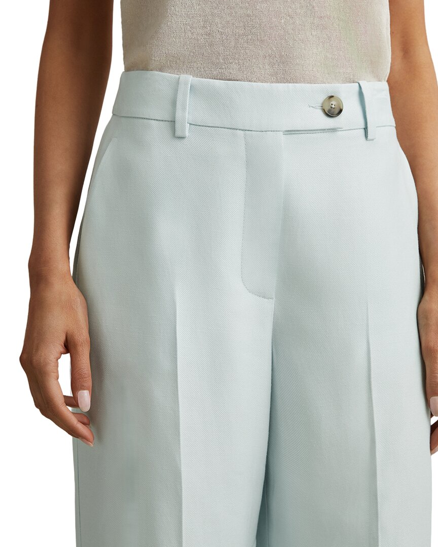 Reiss Lori Wide Leg Linen-Blend Trouser