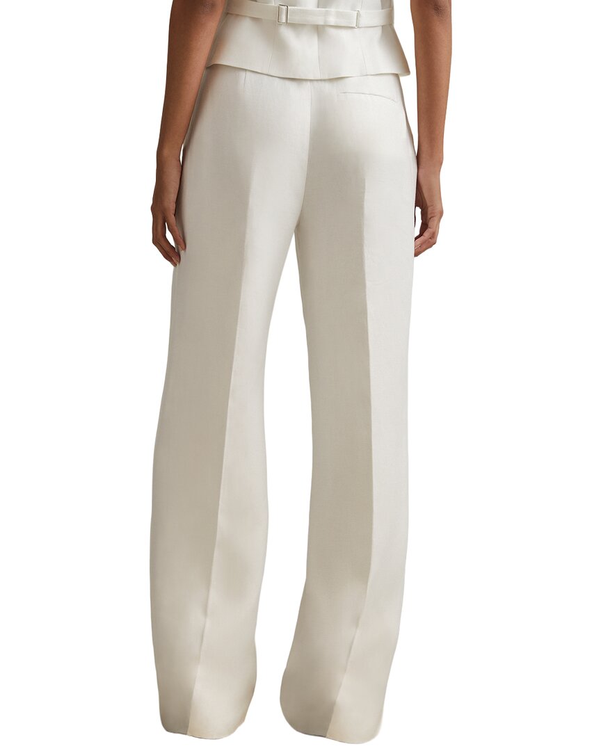 Reiss Lori Wide Leg Linen-Blend Trouser