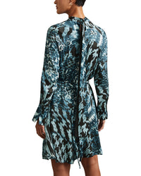 Reiss Ester Printed Flippy Dress
