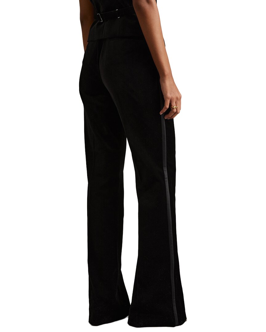 Reiss Parisa Velvet Flare Trouser