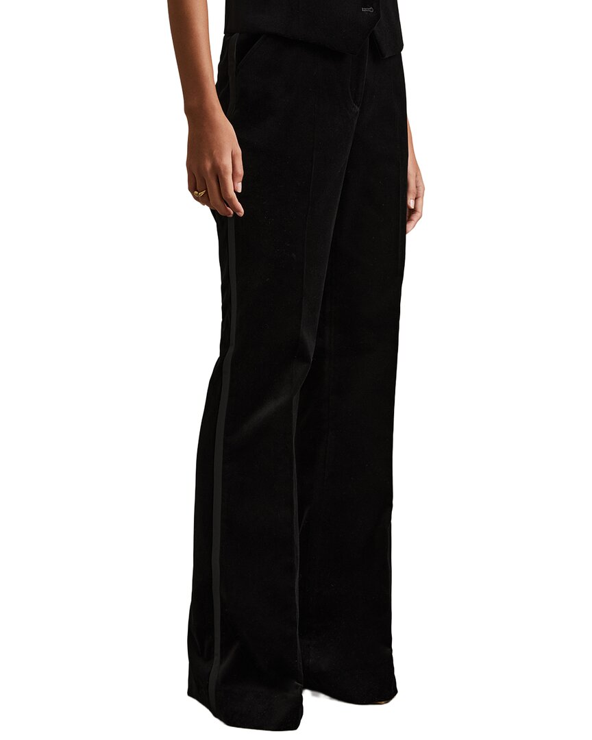 Reiss Parisa Velvet Flare Trouser