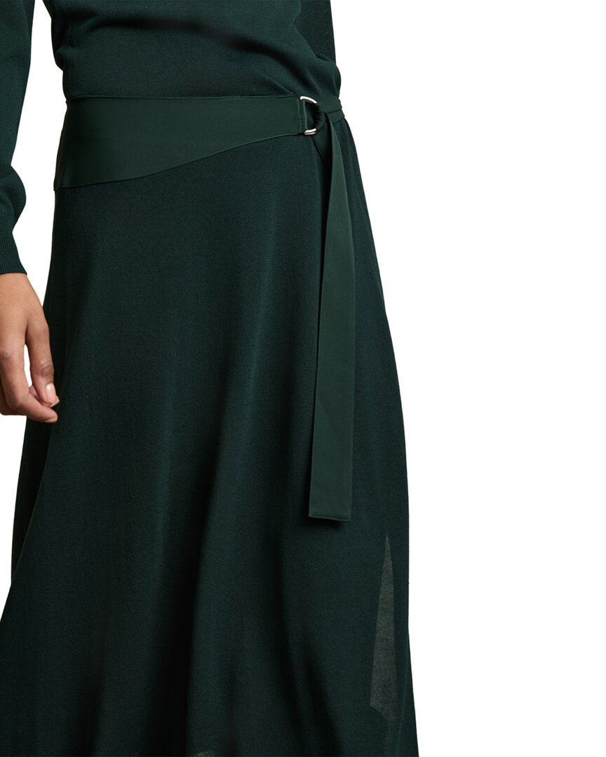 Reiss Reiss Alina Belted Knit Woven Dress