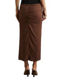 Reiss Lisa Ruched Midi Skirt