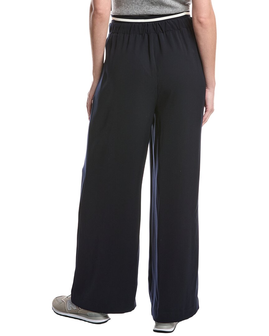 Reiss Fleur Waistband Detail Wide Leg Pant