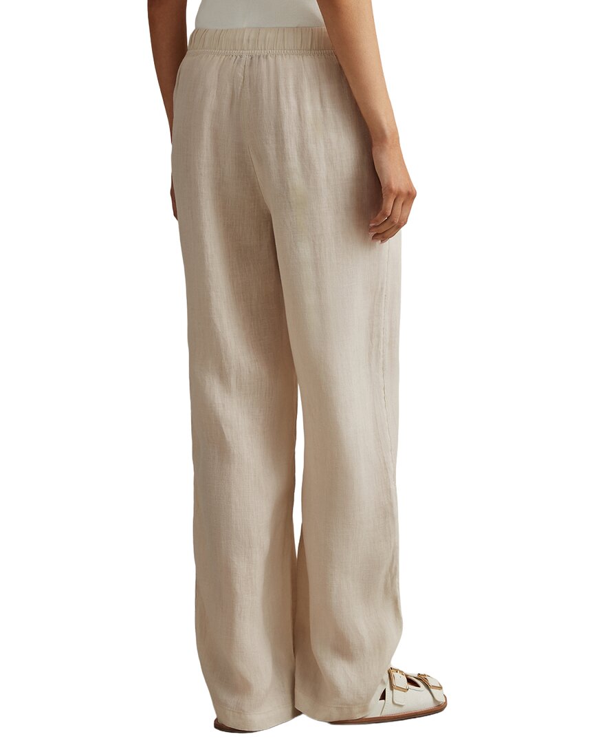 Reiss Cleo Wide Leg Linen Pant