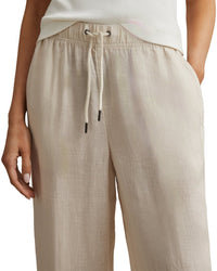 Reiss Cleo Wide Leg Linen Pant
