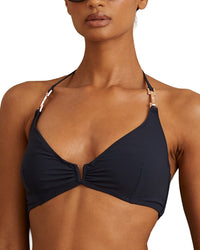 Reiss Millie Fixed Triangle Bikini Top