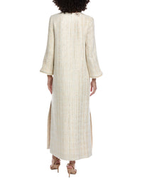 Borgo De Nor Eponnie Tweed Maxi Dress