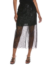 Cece Lace Midi Skirt