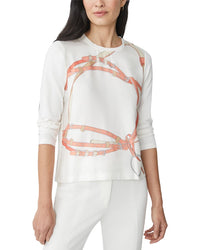 J.Mclaughlin Alessandra Silk-Blend Top
