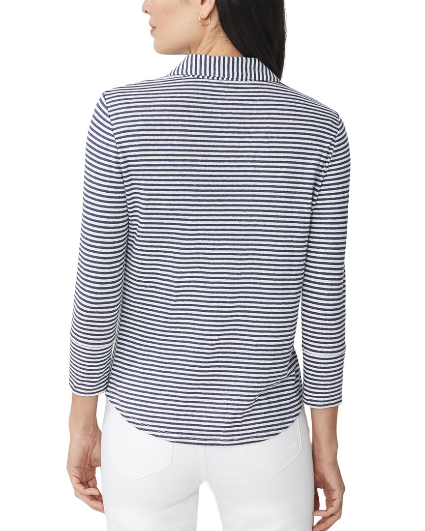 J.Mclaughlin Linen-Blend Brynn Knit Top