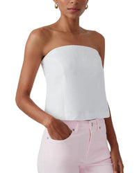 J.Mclaughlin Dorota Linen-Blend Blouse
