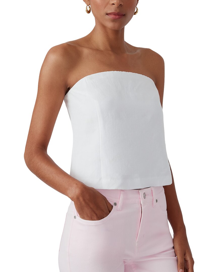 J.Mclaughlin Dorota Linen-Blend Blouse
