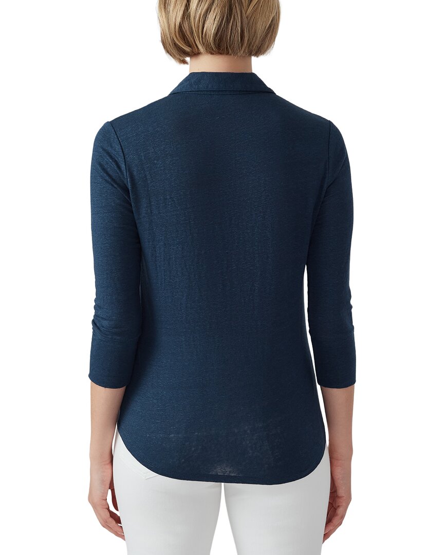 J.Mclaughlin Brynn Linen-Blend Top