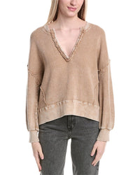 Labiz Waffle Knit Dolman Pullover