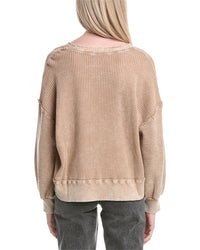 Labiz Waffle Knit Dolman Pullover
