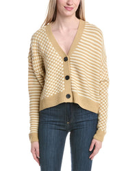 Labiz Dropped-Shoulder Wool-Blend Cardigan