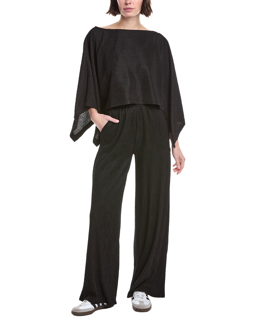 Marion 2Pc Plisse Cape Kimono & Pant Set
