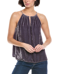 Velvet By Graham & Spencer Aleah Silk-Blend Top