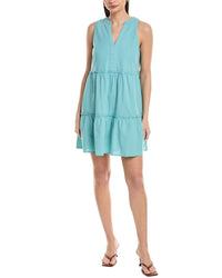 Michael Stars Sandra Linen-Blend Mini Dress