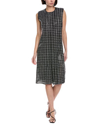 Akris Sequin Silk-Lined Mini Dress