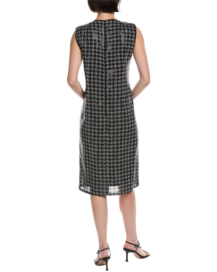 Akris Sequin Silk-Lined Mini Dress
