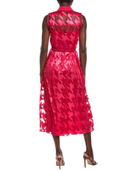 Akris Embroidered Silk Lined & Trim Shirtdress