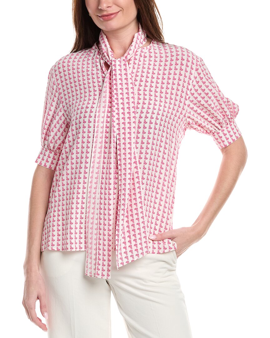 Akris Akris Silk Printed Top