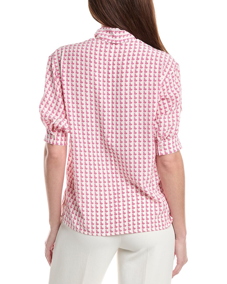 Akris Akris Silk Printed Top