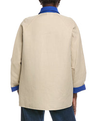 Akris Marlowe 2-In-2 Linen-Blend Coat