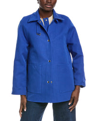 Akris Marlowe 2-In-2 Linen-Blend Coat