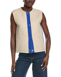 Akris Marlowe 2-In-2 Linen-Blend Coat