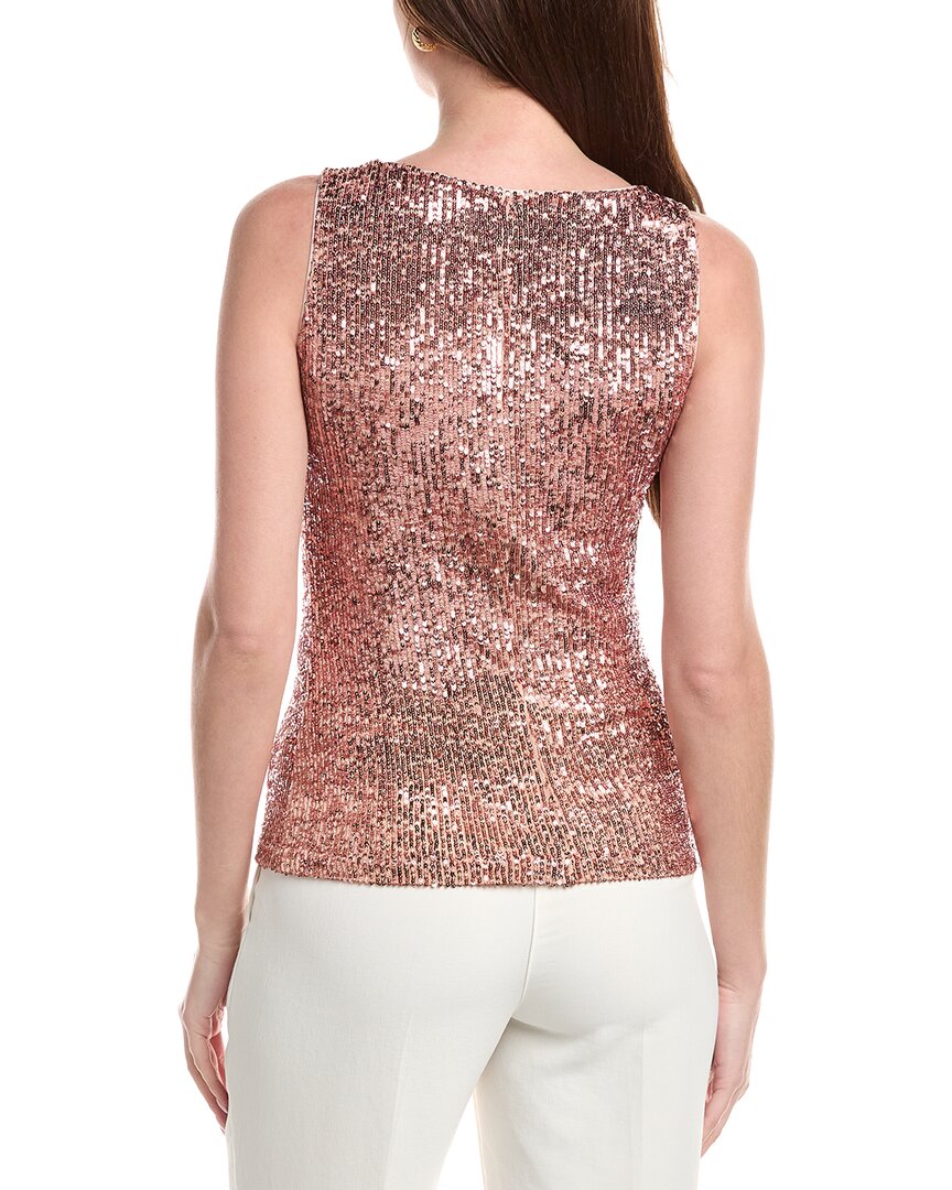 Akris Silk-Blend Sequin Top