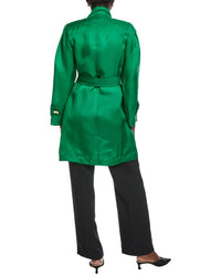 Akris Ornella Silk Coat