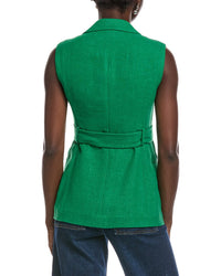 Akris Georgia Linen & Wool-Blend Waistcoat