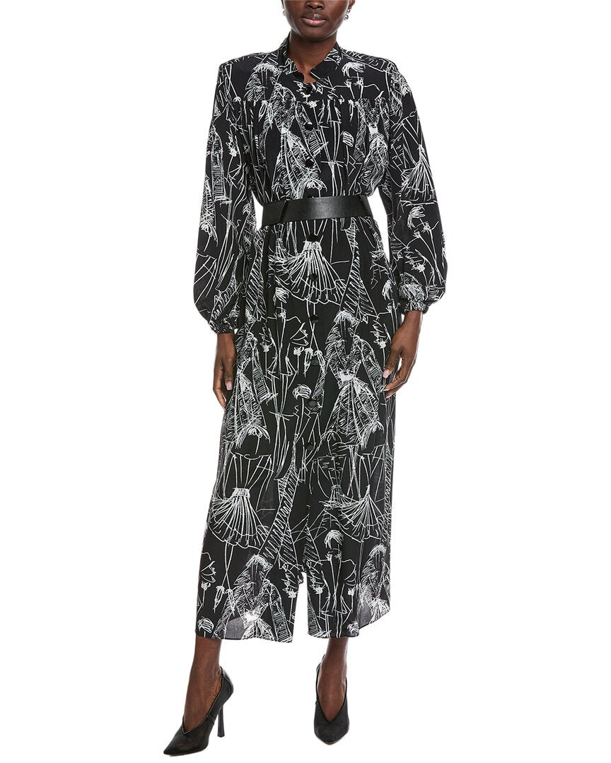 Akris Silk Midi Dress